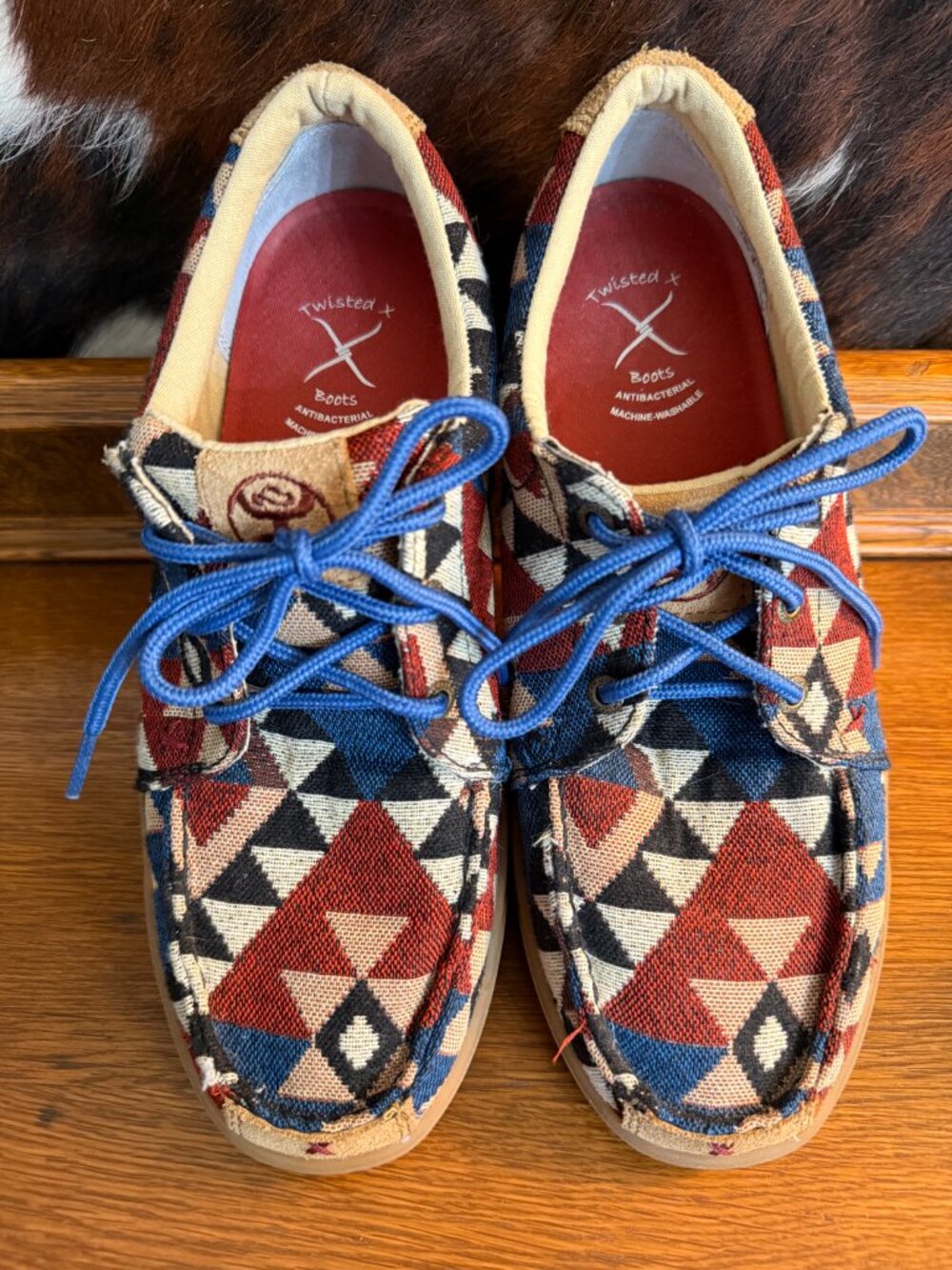 TWISTED X WOMEN'S MIDNIGHT SOUTHWESTERN LOPER SHOES SZ 9.5 - Picture 2 of 12